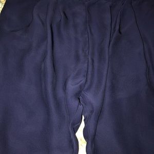 Blue long inseam pants